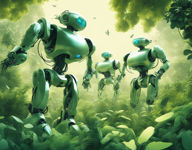 Robot Swarms Collective Behavior